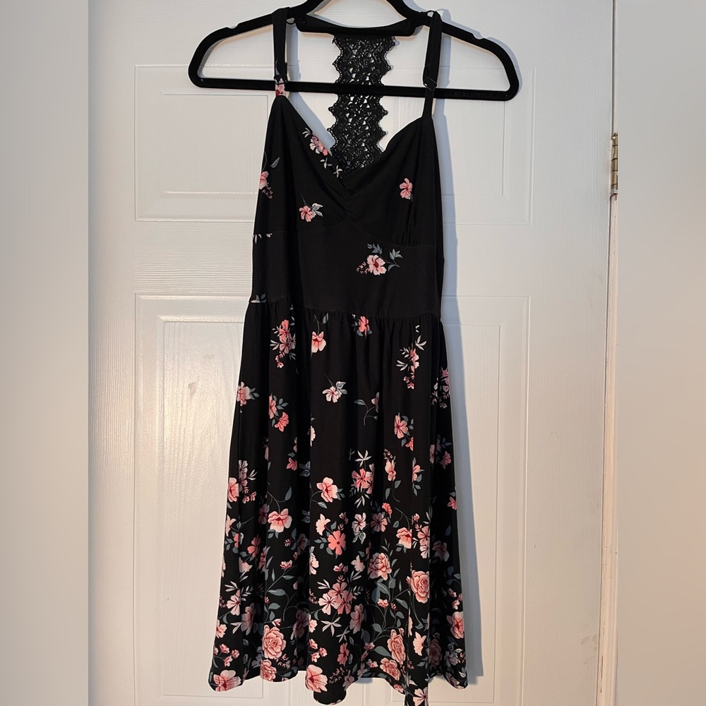 Floral Racerback Mini Dress